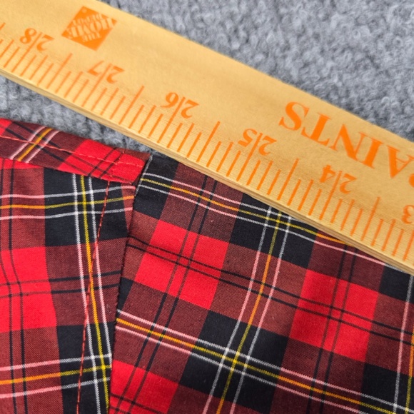 VTG Polo Ralph Lauren Red Tartan Plaid Harrington Lightweight Jacket XL - Picture 9 of 11